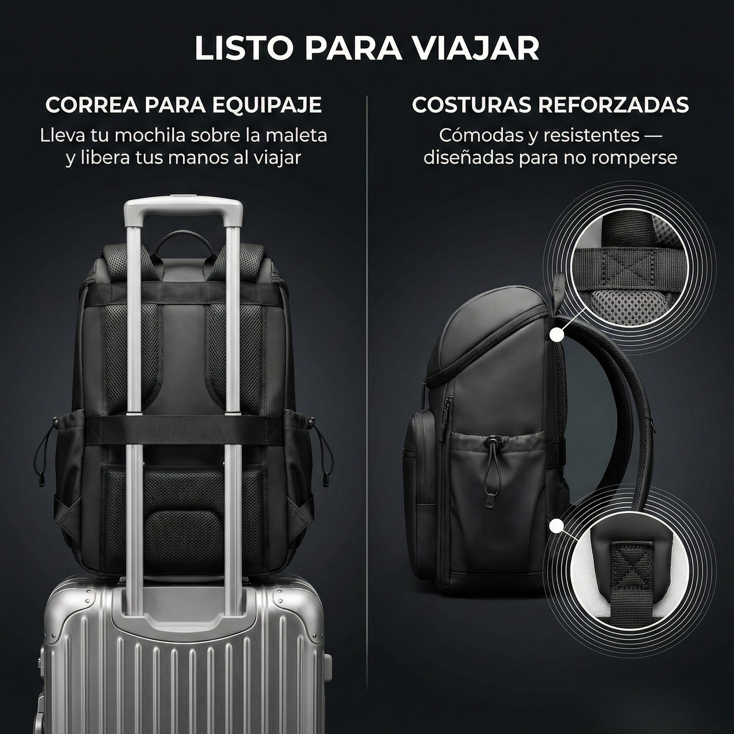 Bakku Edge — Mochila Urbana para Laptop 25L