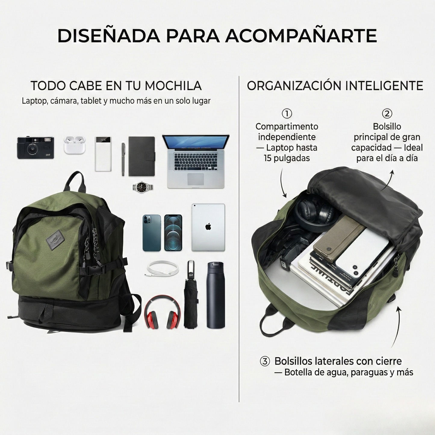 Bakku Trek — Mochila de Viaje Outdoor 40L