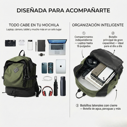 Bakku Trek — Mochila de Viaje Outdoor 40L