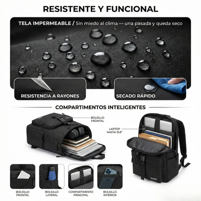 Bakku Edge — Mochila Urbana para Laptop 25L