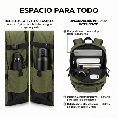 Bakku Adapt — Mochila Convertible Viaje y Hombro 35L